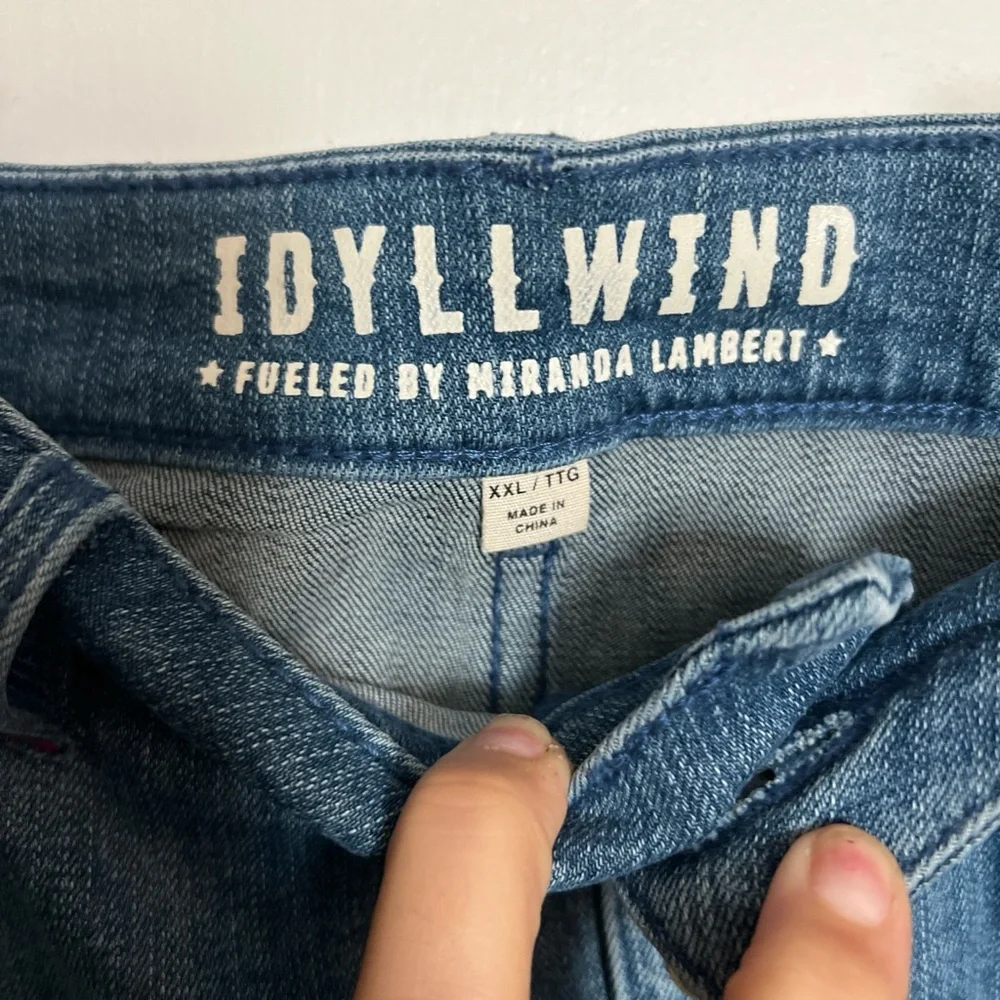 Idyllwind Blue Denim Mini Skirt - Picture 2 of 3